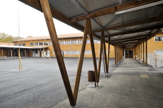 Construction bois : un premier collège en pin des Landes